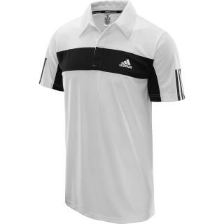 adidas Mens Galaxy Short Sleeve Tennis Polo Shirt   Size: Medium, Summit