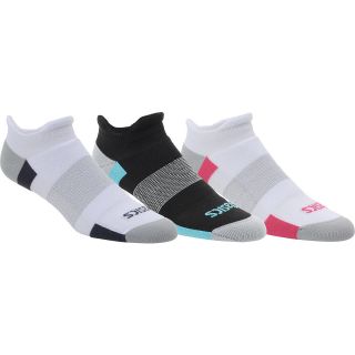 ASICS Intensity Low Cut Socks   3 Pack   Size: Medium, White/black/pink