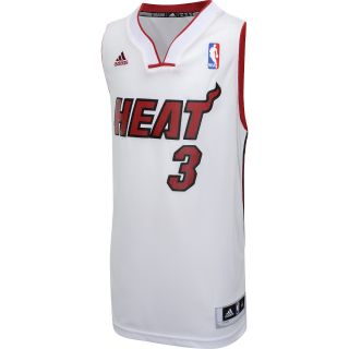 adidas Youth Miami Heat Dwyane Wade Revolution 30 Swingman Home Jersey   Size: