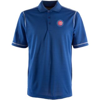 Antigua Chicago Cubs Mens Icon Polo   Size XL/Extra Large, White/silver (ANT