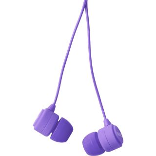 iHOME Rubberized Noise Isolating Earbuds, Purple
