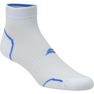 SOF SOLE Fit Performance Running Low Cut Socks   Size: Medium, White/royal