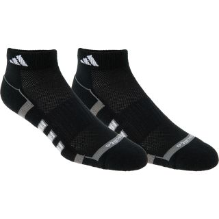 adidas Womens ClimaLite II Low Cut Socks   2 Pack   Size: Medium, Black/lead
