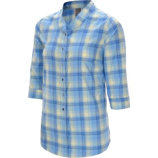 HELLY HANSEN Womens Jotun 3/4 Sleeve Woven Shirt   Size Medium, Sea Blue