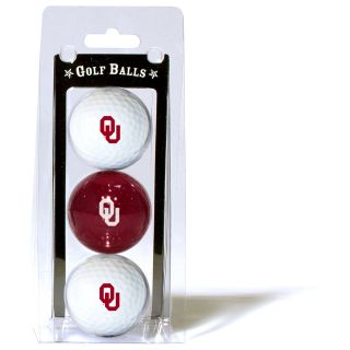 Team Golf University of Oklahoma Sooners 3 Ball Pack (637556244055)