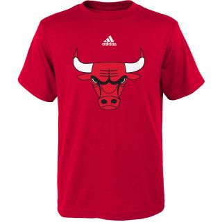 adidas Youth Chicago Bulls Primary Logo Short Sleeve T Shirt   Size: Xl, Red