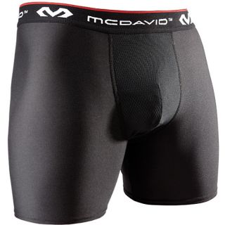 McDavid Teen Performance Short with Flex Cup   Size: Large, Black (9255JCFR B L)