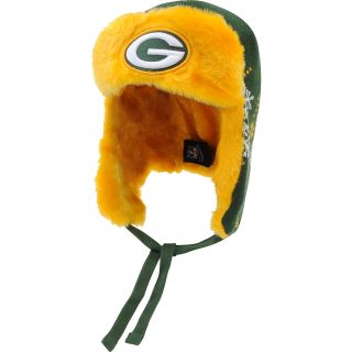 NEW ERA Mens Green Bay Packers Snowflake Trapper Hat, Green