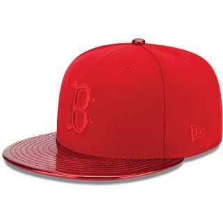 NEW ERA Mens Boston Red Sox MeddleD Solid Color 59FIFTY Fitted Cap   Size 7.