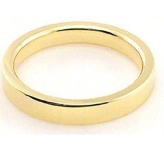 18k Yellow Gold 3mm Flat Wedding Band Heavy Weight: Wedding Bands Wholesale: Jewelry