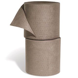 New Pig MAT546 Polypropylene Oil Only Absorbent Mat Roll, 41 Gallon Absorbency, 300' Length x 15" Width, Brown (Bag of 2): Science Lab Spill Containment Supplies: Industrial & Scientific