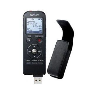 Sony ICD UX533 Black 4GB Expandable Digital Flash Voice Recorder with Premium Carrying Case: Electronics