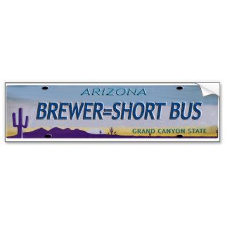 Arizona Political License Plate Bumper Sticker