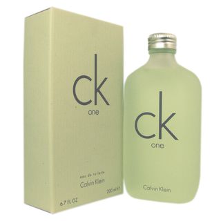 Calvin Klein 'CK One' Unisex 6.7 ounce Eau de Toilette Spray Calvin Klein Men's Fragrances