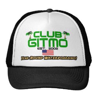 Club Gitmo Year Round Waterboarding Trucker Hats