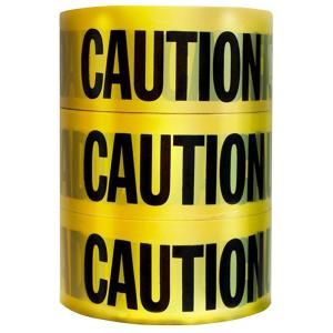 HDX 3 in. x 1000 ft. Caution Tape (3 Pack) 71 1003HD
