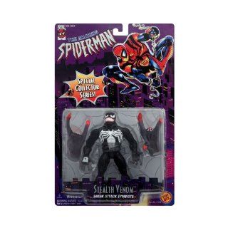 Marvel The Amazing Spider Man, Stealth Venom (BLACK) Action Figure: Toys & Games
