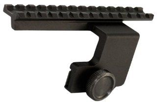 Ultimate Arms Gear Tactical Precision Machined Aluminum Ruger Mini 14, Mini 30, AC 556, And Ranch Rifle Elevated Weaver Picatinny Scope Sight Light Laser Side Mount : Airsoft Gun Scope Mounts : Sports & Outdoors