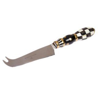 MacKenzie Childs Courtly Check Cheese Knife: Dinnerware: Kitchen & Dining