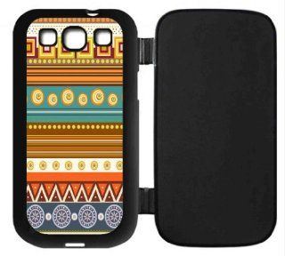 Hipstr Nebula & white Aztec Andes Tribal Pattern and Aluminum Back Case for Samsung Galaxy S3 I9300 With 3 Pieces Screen Protectors: Cell Phones & Accessories