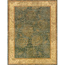 Evan Blue/ Beige Transitional Area Rug (9'3 x 13'3) Style Haven 7x9   10x14 Rugs