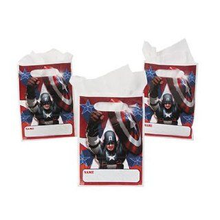 Captain America&#8482 The First Avenger Treat Bags   4th of July & Party Favors Health & Personal Care