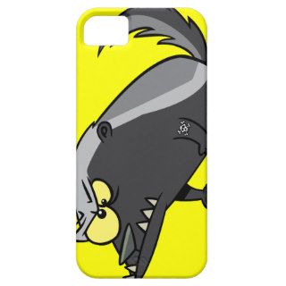 mean honey badger cartoon character iPhone 5 cases