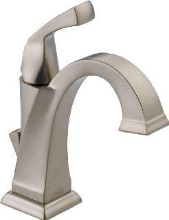 Delta 551 SS DST Dryden Single Handle Centerset Lavatory Faucet, Stainless   Touch On Bathroom Sink Faucets  