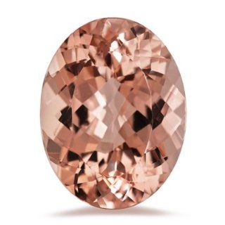 20.75 Cts of 22x15.5 mm AA Oval Nigerian Morganite ( 1 pc ) Loose Gemstone: Jewelry
