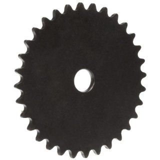 Martin Roller Chain Sprocket, Reboreable, Type A Hub, Single Strand, 25 Chain Size, 0.25" Pitch, 18 Teeth, 0.25" Bore Dia., 1.568" OD, 0.11" Width: Industrial & Scientific