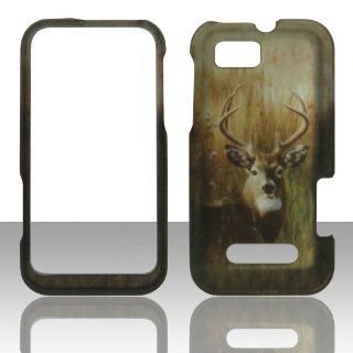 2D Buck Deer Motorola Defy XT XT556 / XT557 Case Cover Phone Snap on Cover Cases Protector Faceplates: Cell Phones & Accessories