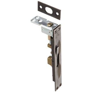 Rockwood 557.10B Bronze Lever Extension Flush Bolt for Plastic & Wood Door, 1" Width x 6 3/4" Height, Satin Oxidized Oil Rubbed Finish Industrial Hardware