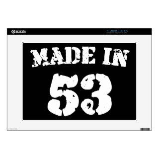 Made In 1953 15" Laptop Decals