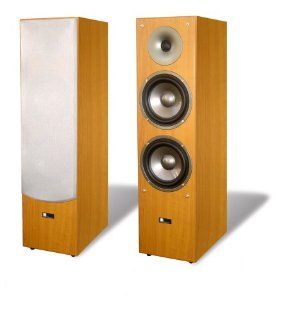 Pure Acoustics Junior Series Dual 6.5 Inch Floor standing Loudspeaker (Maple) (Discontinued by Manufacturer) Electronics