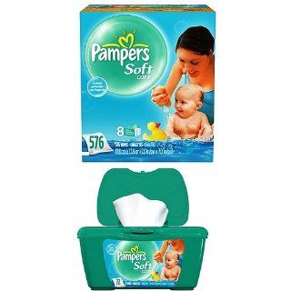 pampers soft care wipes baby fresh 576 Health & Personal Care