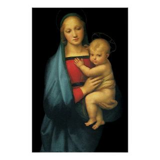 Madonna And Child, Madonna del Granduca by Raphael Print