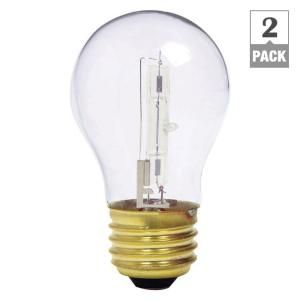 GE 40 Watt Halogen A15 Ceiling Fan Light Bulb (2 Pack) 40A15CF/H TP2/6