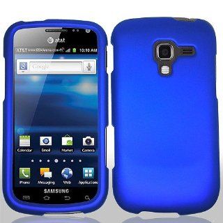 Blue Hard Cover Case for Samsung Galaxy Exhilarate SGH I577: Cell Phones & Accessories