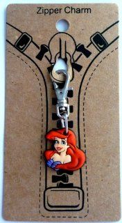 Ariel Princess in Little Mermaid Disney ZIPPER CHARM ~ Bag Purse Jacket Travel Suitcase Luggage Zip Charm ~ 0.75 X 0.75 inch : Other Products : Everything Else