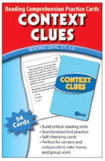 Edupress Context Clues Practice Cards: Toys & Games