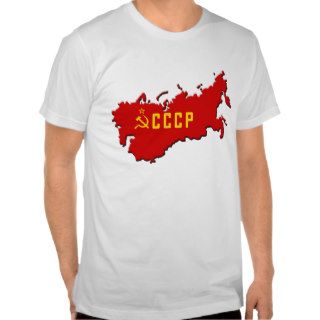 3D CCCP (Map) Tshirts
