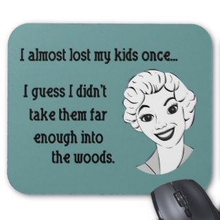 Funny Retro Mom Mousepad