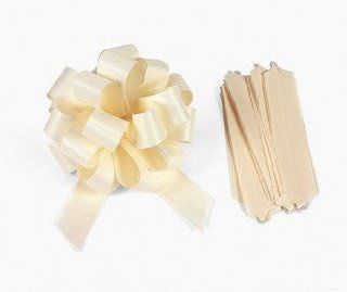 Ivory Wedding Pew Bows   Solid Color Party Supplies & Solid Color Pew Bows & Aisle Runners: Health & Personal Care