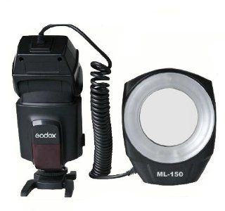 Godox ML 150 Professional Macro Ring Flash Light For DSLR Cameras Canon Nikon Olympus Pentax (Speedlite for Closeup Shooting) : On Camera Macro And Ringlight Flashes : Camera & Photo