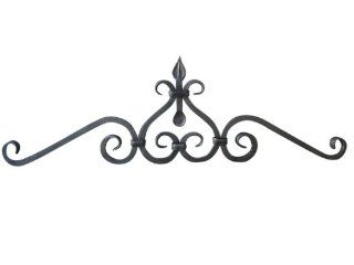 Shoreline Large Wrought Iron Wall Hanging Art Decor Ideal for Interior/Exterior Bronze   Wall Pediments  