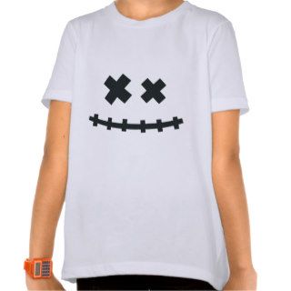 Big scary face halloween pumpkin style t shirts