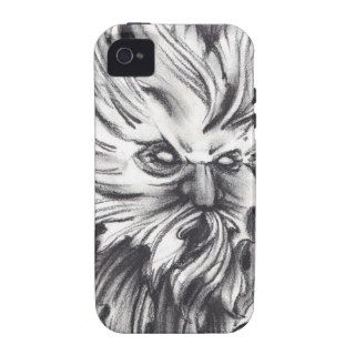 Green Man Charcoal Sketch Vibe iPhone 4 Cover