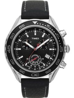 Timex SL Series Chronograph Black Dial Men's watch #T2N592: Watches