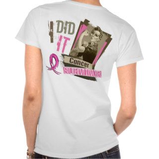 Rosie Sepia I Did It Breast Cancer.png T Shirt