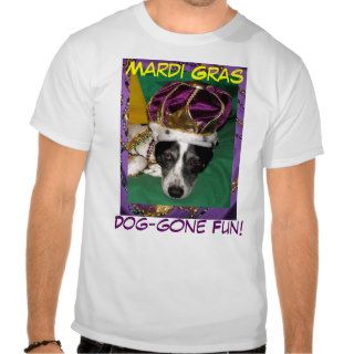 Mardi Gras Dog gone Fun T Shirt